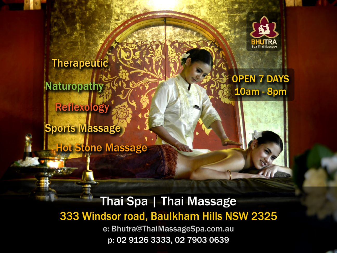 Bhutra Spa Thai Massage Baulkham Hills Sydney's cover image