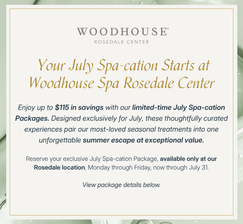 Exclusively at Rosedale: Your July Spa-cation Package Awaits