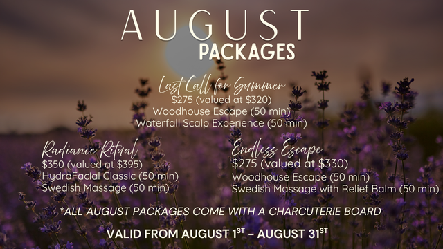 August Spa Packages