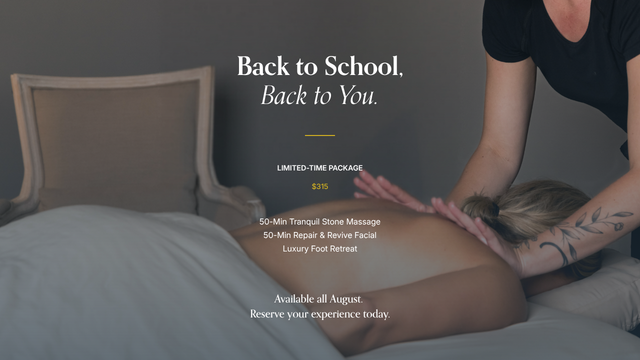Back To School, Back To You Package
