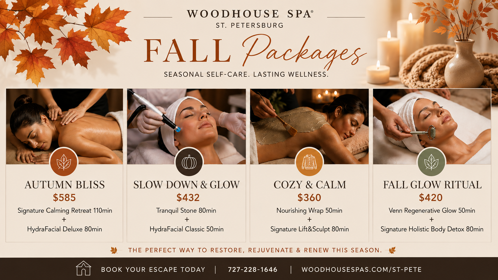 Fall Packages Are Here 