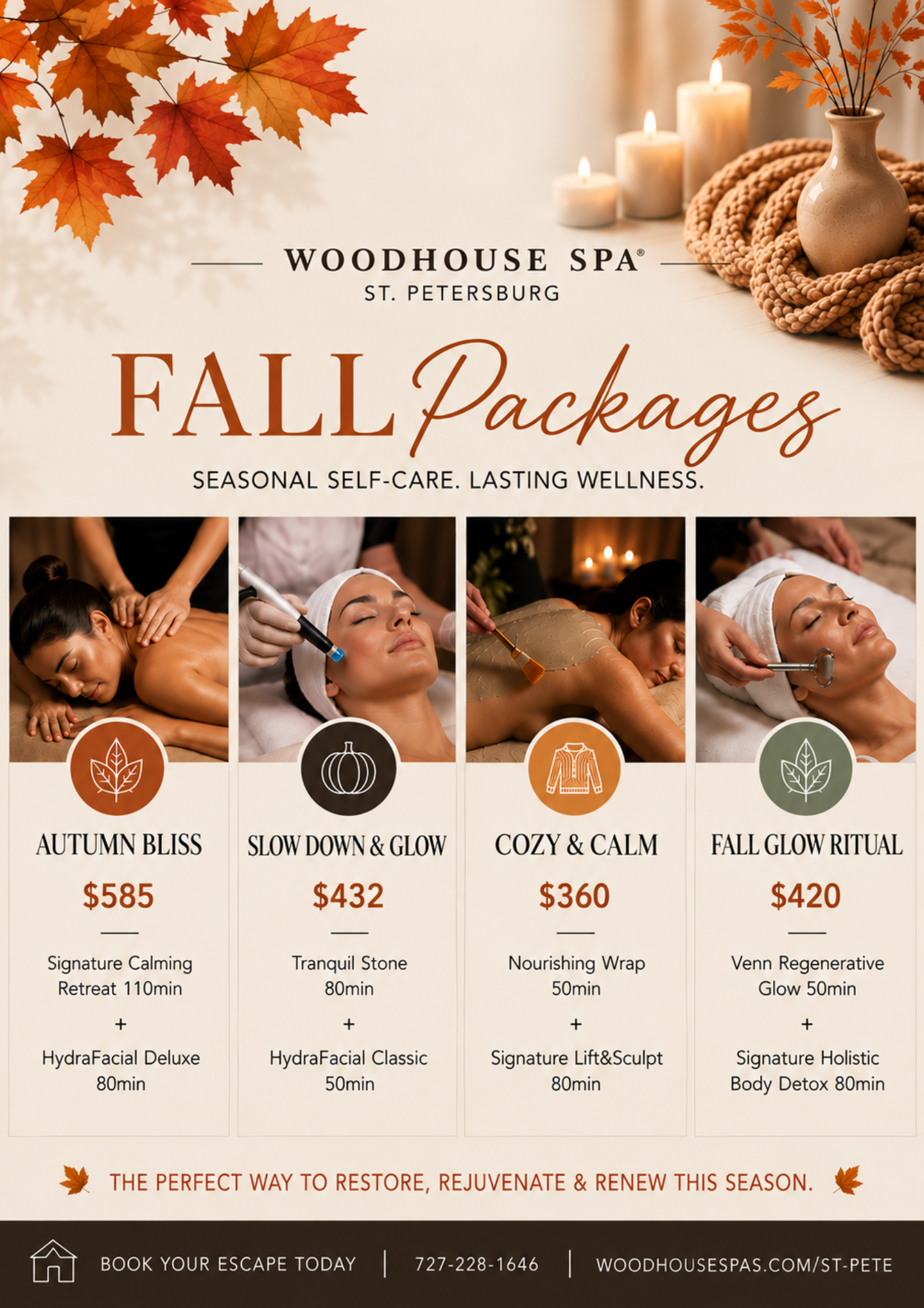 Fall Packages Are Here 